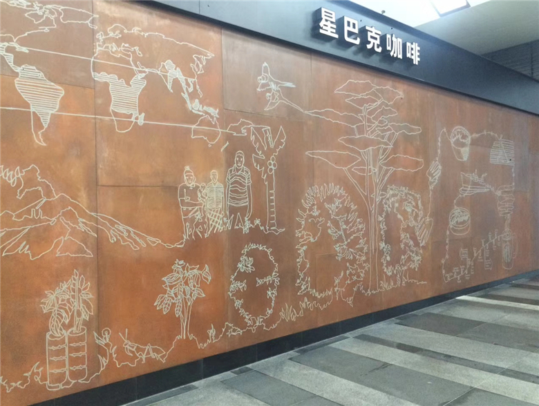 晴隆耐候钢幕墙
